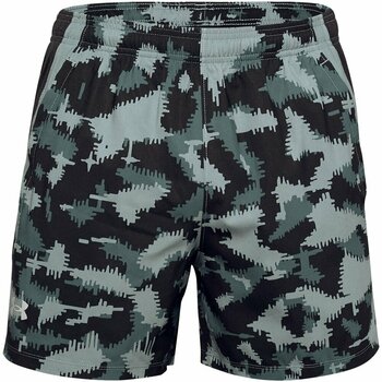 Løbeshorts Under Armour UA Launch SW 5'' Black/Lichen Blue S Løbeshorts - 1