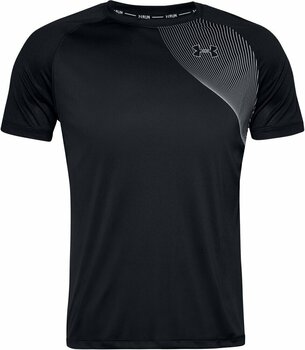 Hardloopshirt met korte mouwen Under Armour UA Qualifier Iso-Chill Run Black/Reflective S Hardloopshirt met korte mouwen - 1