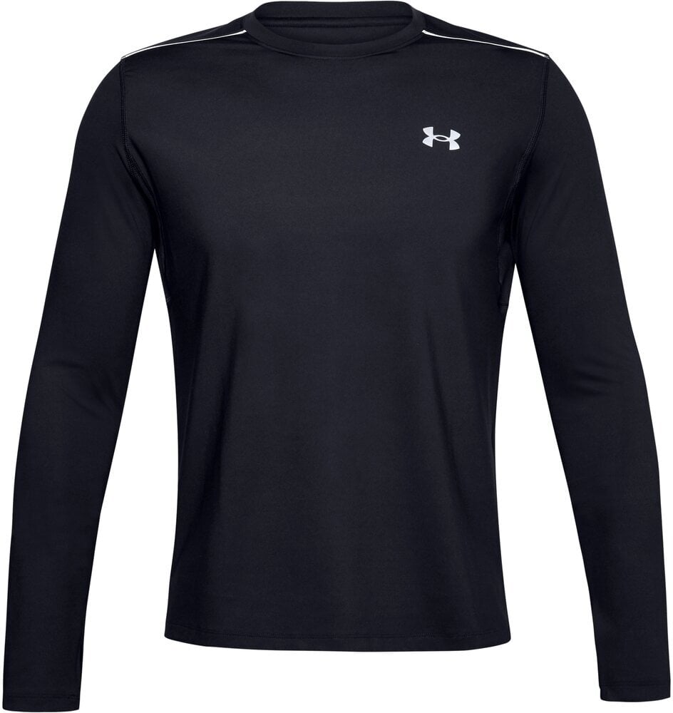 Running t-shirt with long sleeves Under Armour UA Empowered Crew Black/Reflective M Running t-shirt with long sleeves