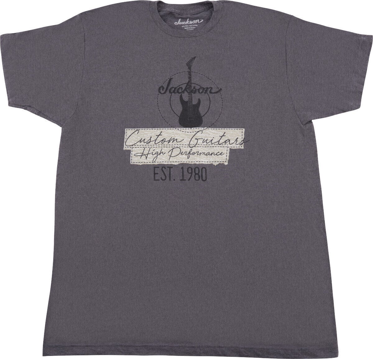 T-Shirt Jackson Custom Guitar Charcoal L T-Shirt