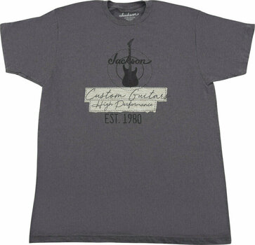 T-Shirt Jackson T-Shirt Custom Guitar Charcoal 2XL - 1