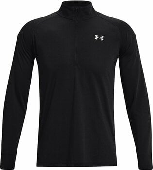 Running sweatshirt Under Armour UA Streaker Run 1/2 Zip Black-Reflective M Running sweatshirt - 1