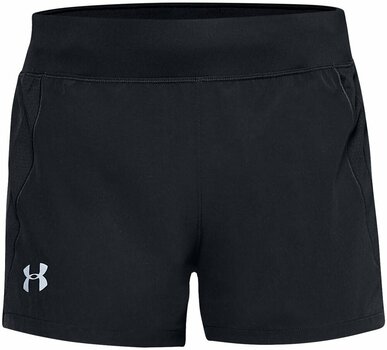 Pantalones cortos para correr Under Armour Qualifier SpeedPocket Black/Jet Gray M Pantalones cortos para correr - 1