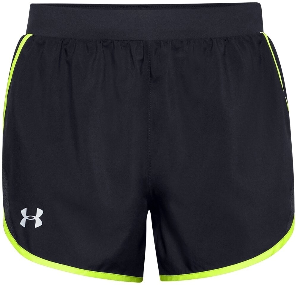 Löparshorts Under Armour Fly-By 2.0 Black/Green Citrine S Löparshorts