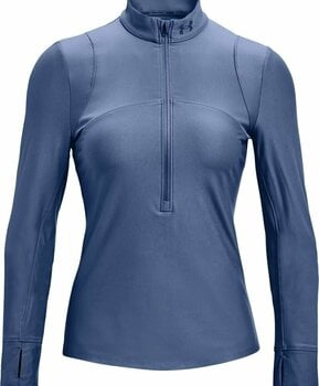 Laufsweatshirt
 Under Armour Qualifier 1/2 Zip Mineral Blue-Reflex Streifen S Laufsweatshirt - 1