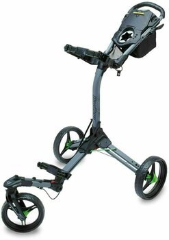 Ръчна количка за голф BagBoy Tri Swivel 2.0 Gray/Lime Golf Trolley - 1