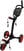 Handmatige golftrolley Axglo TriLite Black/Red Handmatige golftrolley