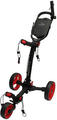 Axglo TriLite Black/Red Ročni voziček za golf