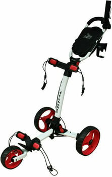 Manuální golfové vozíky Axglo TriLite White/Red Manuální golfové vozíky - 1
