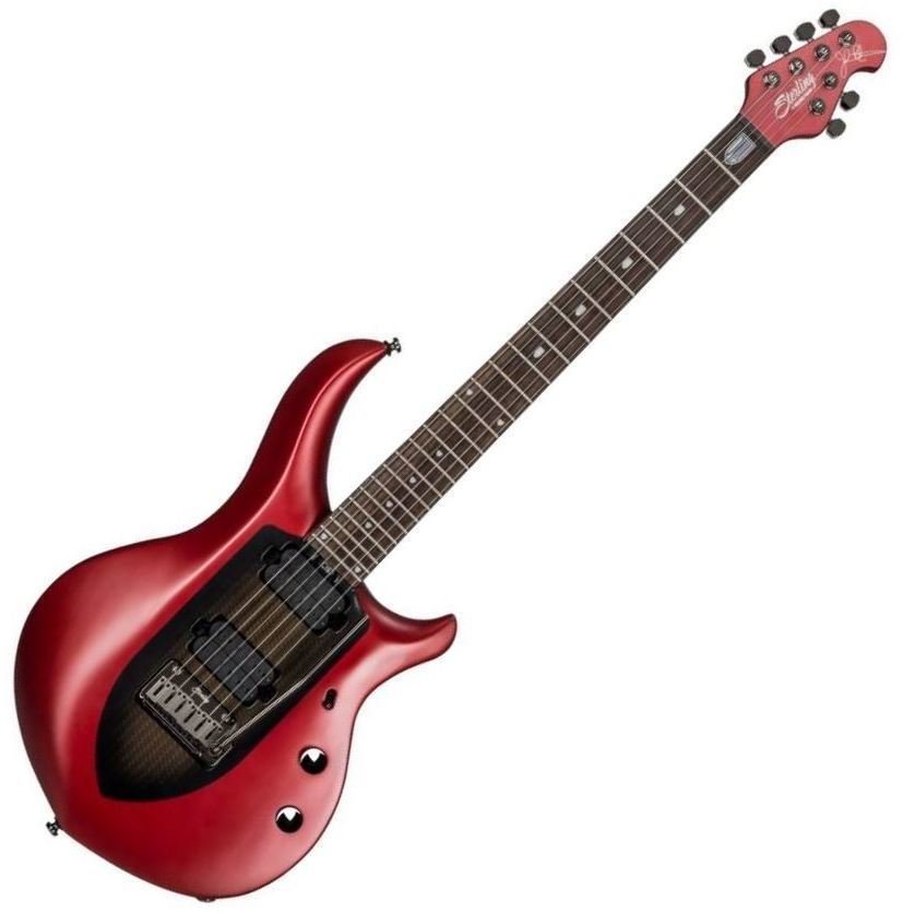 Elektrische gitaar Sterling by MusicMan John Petrucci Majesty Ice Crimson Red