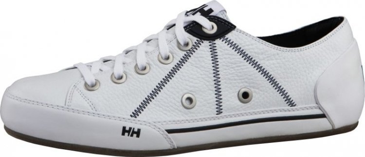 Mens Sailing Shoes Helly Hansen Latitude 90 Leather - WHITE - 44