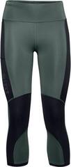 Παντελόνι για Τρέξιμο 3/4 Under Armour Run Anywhere Lichen Blue/Black Παντελόνι για Τρέξιμο 3/4