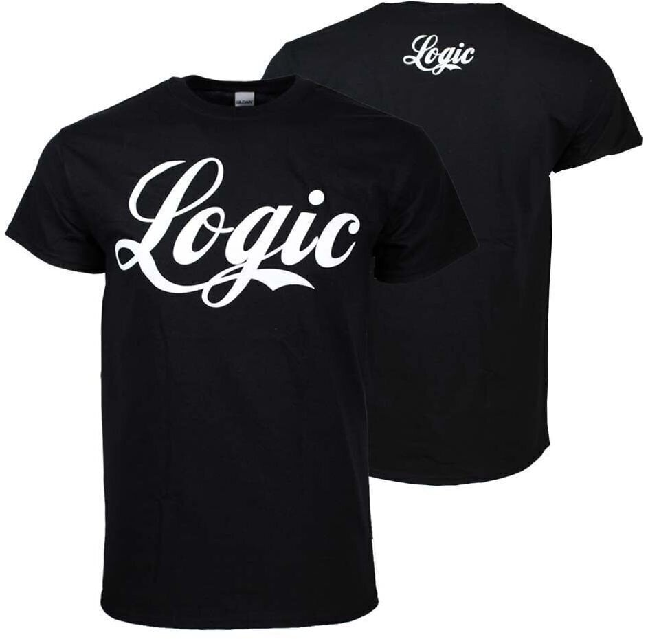 T-Shirt Logic T-Shirt Logic Logo Herren Black S