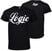 Skjorte Logic Skjorte Logic Logo Mand Black S
