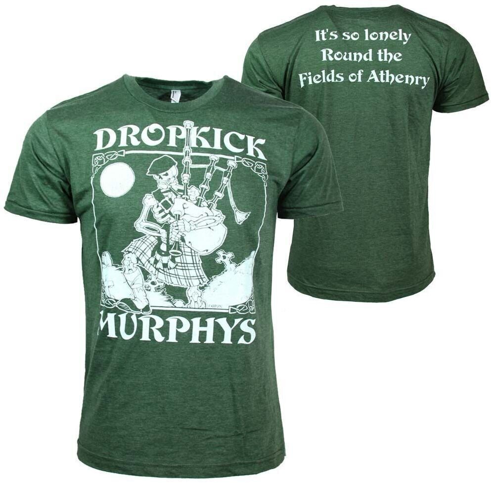 T-shirt Dropkick Murphys Vintage Skeleton Piper Green 2XL T-shirt