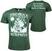 Tričko Dropkick Murphys Vintage Skeleton Piper Green XL Tričko