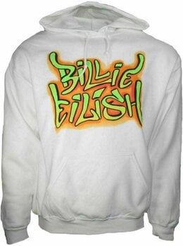 Bluza Billie Eilish Bluza Grafitti Hoodie White L - 1