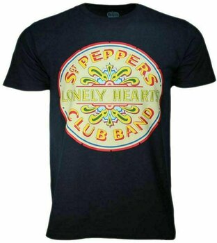 T-shirt The Beatles Lonely Hearts Seal Black XL T-shirt - 1