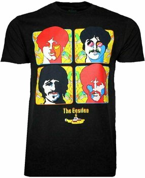 T-Shirt The Beatles Yellow Sub 4 Portraits Black 2XL T-Shirt - 1