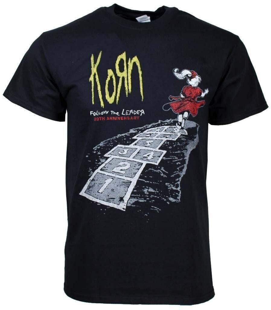 T-Shirt Korn Follow The Leader 20th Anniversary Black L T-Shirt