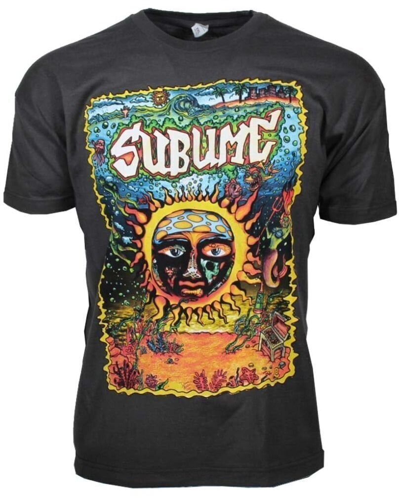 Camiseta de manga corta Sublime Camiseta de manga corta Under The Sea Charcoal 2XL