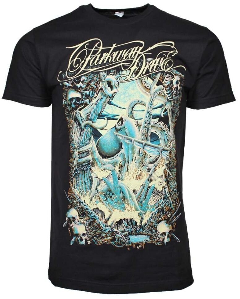 Tričko Parkway Drive Kraken Black L Tričko