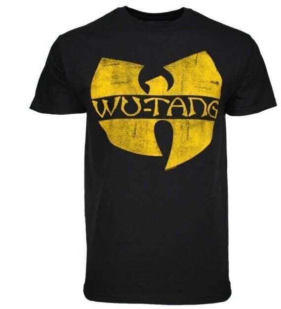 Camiseta de manga corta Wu-Tang Clan Camiseta de manga corta Classic Yellow Logo Black M