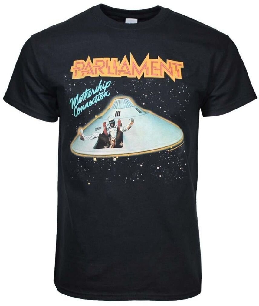 T-shirt Parliament Mothership Connection Black 2XL T-shirt
