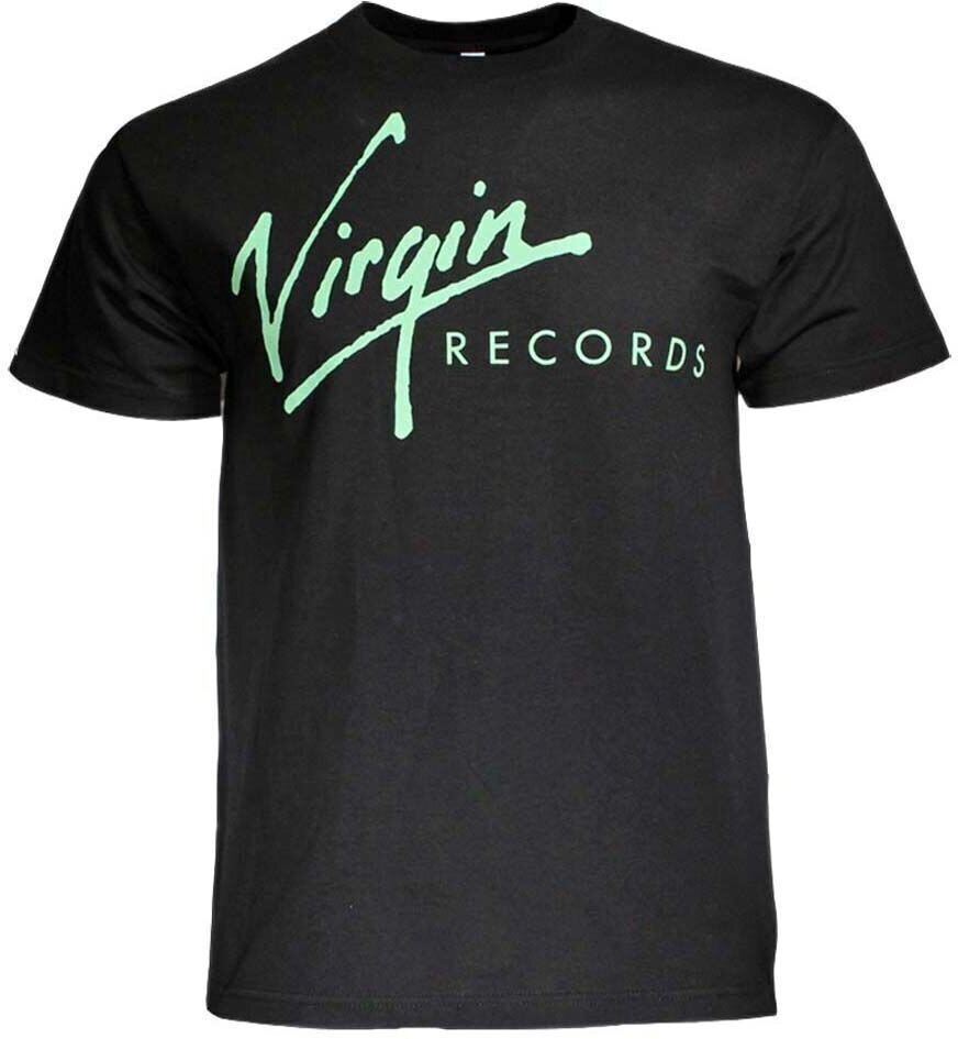 T-Shirt Virgin Records T-Shirt Green Logo Exclusive Herren Black M