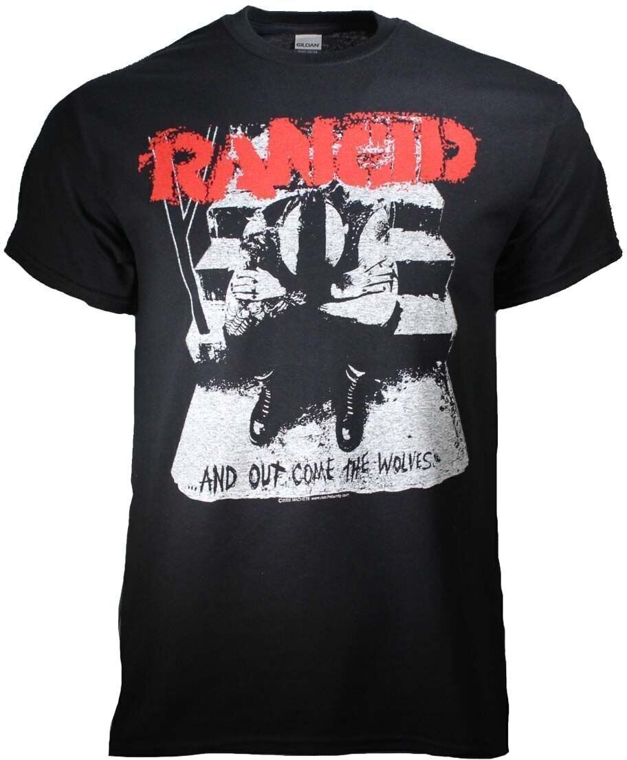 Camiseta de manga corta Rancid Camiseta de manga corta And Out Come the Wolves Black L