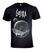Music and Movie T-Shirts: Gojira Camiseta de manga corta Whale Black L Camiseta de manga corta Gojira Camiseta de manga corta Whale Black L