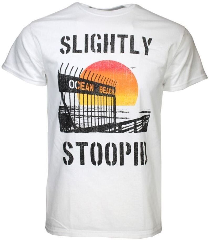 T-shirt Slightly Stoopid Ocean Beach Gate White XL T-shirt
