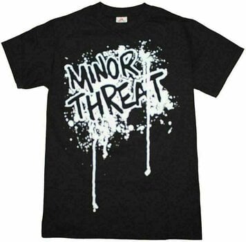 Camiseta de manga corta Minor Threat Camiseta de manga corta Drip Logo Black S - 1
