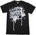 Music and Movie T-Shirts: Minor Threat Camiseta de manga corta Drip Logo Black S Camiseta de manga corta Minor Threat Camiseta de manga corta Drip Logo Black S