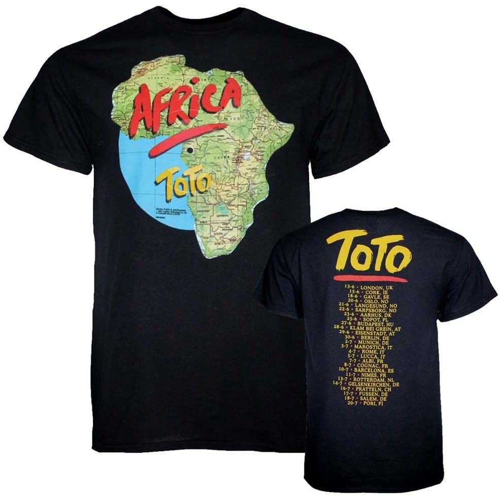 Fern Pay attention to Asian Toto Tricou Africa Tour XL Negru - Muziker