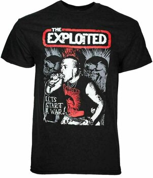 Camiseta de manga corta The Exploited Camiseta de manga corta Let's Start a War Black S - 1