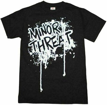 Camiseta de manga corta Minor Threat Drip Logo Black M Camiseta de manga corta - 1