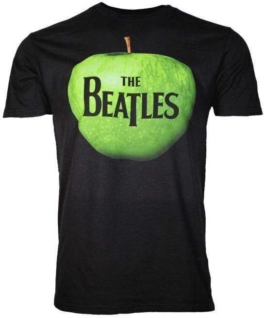 Skjorte The Beatles Skjorte Apple Logo Mand Black 2XL