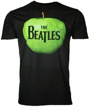 T-Shirt The Beatles T-Shirt Apple Logo Black 2XL - 1