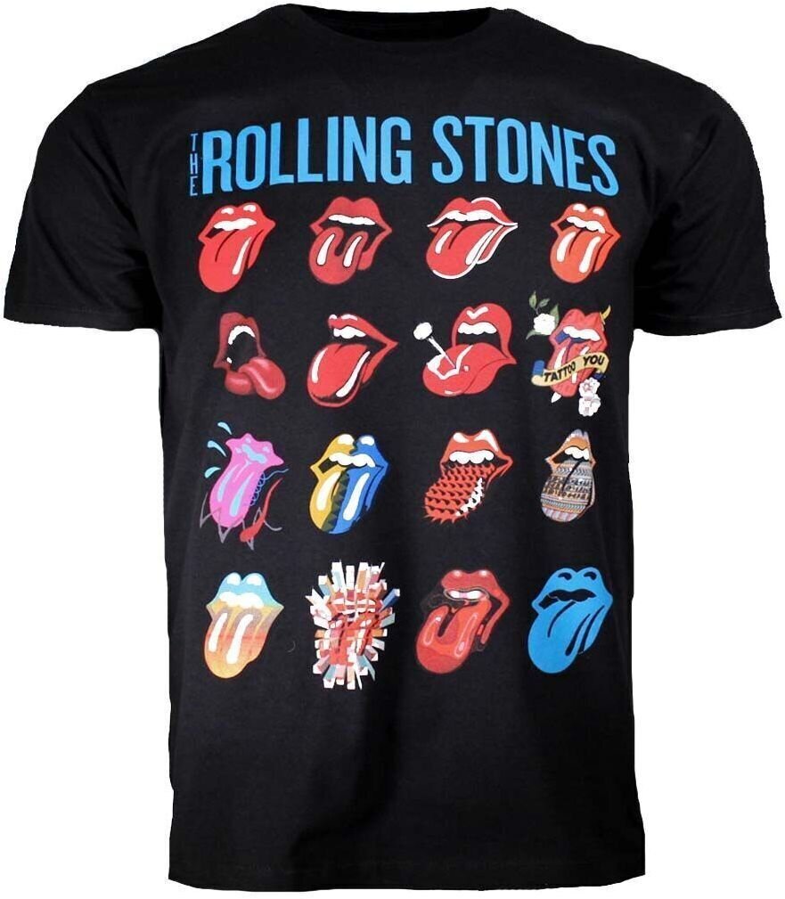 Camiseta de manga corta The Rolling Stones Camiseta de manga corta Evolution Blue and Lonesome Black L