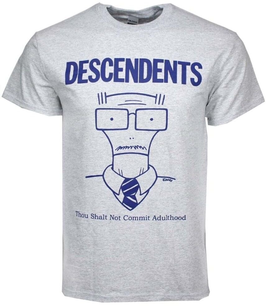 Shirt Descendents Shirt Thou Shalt Not Commit Adulthood Heren White S
