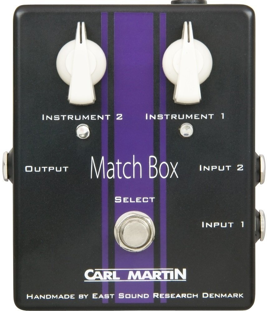 Pédalier pour ampli guitare Carl Martin Match Box