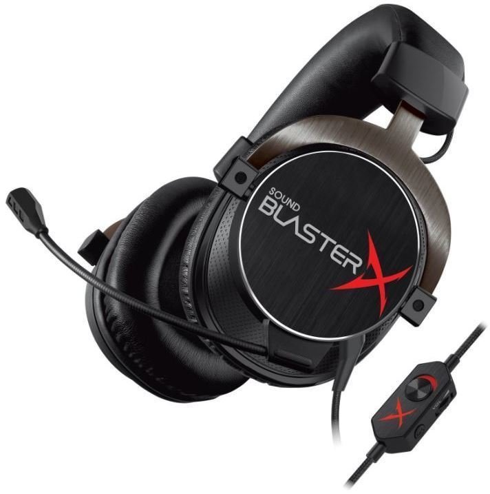 Pc-hoofdtelefoon Creative Sound BlasterX H5 TE Rood-Zwart Pc-hoofdtelefoon