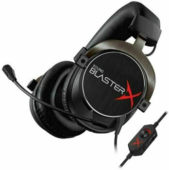 căşti PC Creative Sound BlasterX H5 TE Negru-Roșu căşti PC - 1