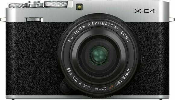 Tükör nélküli fényképezőgépek Fujifilm X-E4 + XF27mm F2,8 Silver - 1
