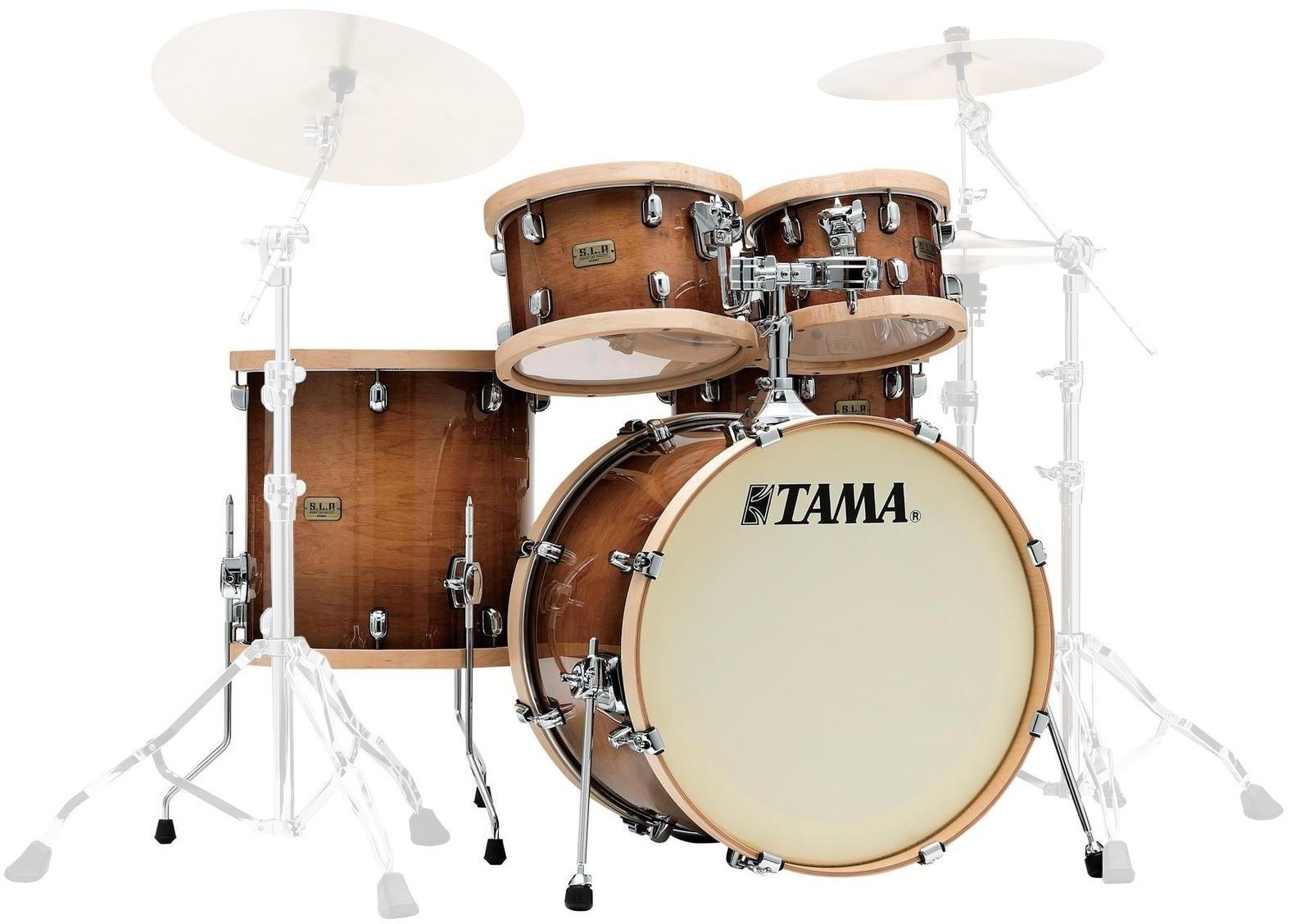 Akoestisch drumstel Tama LMP42RTLS-GSE S.L.P. Studio Maple Gloss Sienna