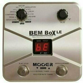 Kitaran multiefekti MOOER BEM Box LE Bass Guitar MultiFX Processor - 1