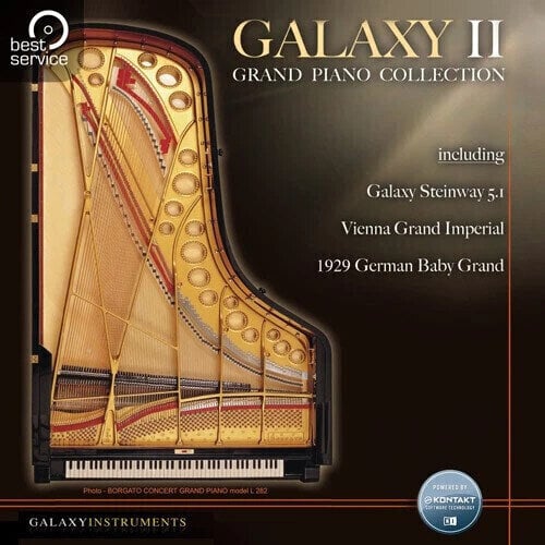 Logiciel de studio Instruments virtuels Best Service Galaxy II Pianos (Produit numérique)