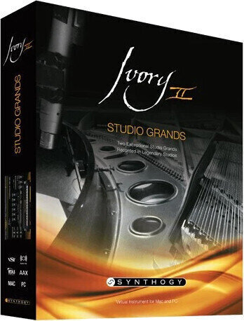 VST Όργανο λογισμικού στούντιο Synthogy Ivory II Studio Grands (Ψηφιακό προϊόν)