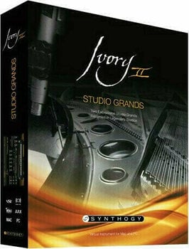 Софтуер за студио VST Instrument Synthogy Ivory II Studio Grands (Дигитален продукт) - 1